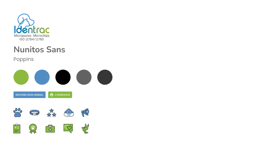 Système d’identité visuelle Identrac