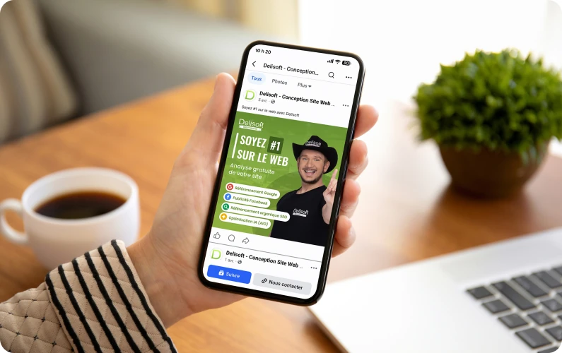 Design de publicités Facebook et Google